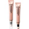 deBBY, glowPERFECT HIGHLIGHTER, Illuminante Liquido con Acido Ialuronico e Perle Liquide Argentate, Effetto Naturale, Sfumabile con Applicatore in Spugna, Texture Leggera, Bronze Rosé