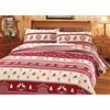 BIANCHERIAWEB SONNI CALDI E PROFONDI CON BIANCHERIAWEB Copripiumino Letto Sacco Piumone E Federa In 100% Cotone Fantasia Tirolese Chalet Montagna Disegno Tirolo