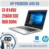 HP Notebook HP ProBook 440 G6 14" Cpu i3-8145u Ram 8gb DDR3 SSD 256Gb Win11P A-
