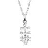 EMPATHY JEWELS Cruz Caravaca, Caravaca Croce in Argento Sterling con catena Singapore 45 cm, ciondolo donna, una gioiello con storia