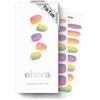 ohora Strisce per unghie in gel semipolimerizzato (N pastello) - Funziona con qualsiasi lampada UV per unghie, qualità professionale, lunga durata, facile da applicare e rimuovere