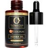 The Organic Forest - VEGAN . PURE . NATU USDA Organic Jojoba Oil - 100% Pure Cold Pressed Jojoba Oil for Skin, Hair, Face, and Nails - Plant Based Oil for Hair and Skin Care - Best Body Oil Moisturizer - 1 Fl Oz