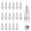 LOPHE Microneedling, 18 Pezzi Micro Aghi Penna Derma Micro Needling, Microneedle Nano Aghi con Regolabili su Porta Filettata(36pin)