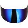plplaaoo Lente visiera per casco moto, Lente per caschi AGV Visiera integrale per casco moto Tinta Lente per casco Visiera PC Casco Vento Sostituzione adatta per AGV K3SV K5 Alta (Blue)