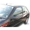J&J AUTOMOTIVE Deflettori d'Aria per Ford Fiesta 3 3-Porte1989-2001, Set da 2 Pezzi, Nero Fumé Oscurato Heko