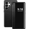 Croazhi Custodia per Samsung Galaxy S26 Ultra Coque, Clear View Flip Case a Patta 360 Full Body Pelle Protector Cover Antigraffio Folio Cover per Samsung Galaxy S26 Ultra 5G (nero)