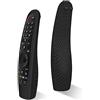 Winceed Custodia protettiva in silicone per telecomando LG MR20GA MR19BA MR18BA MR650A MR600, cover antiscivolo per telecomando LG AKB75855501, colore nero