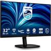Philips 32B2U3601 USB Hub Monitor 31.5 pollici WQHD, 100Hz, IPS, 4ms GtG, altezza regolabile, Speakers, (2560x1440 HDMI 1x 2.0 DP 1x 1.4) nero