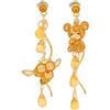 Pokémon Center Orecchini Pokemon Center Teddiursa Combee Pierce Swing Honey Drop Design
