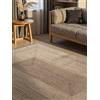 Hanse Home Juno Line - Tappeto naturale in iuta, 100% iuta, tessuto a mano, robusto e facile da pulire, moderno, bohémien, per soggiorno, camera da letto, 160 x 230 cm, colore: bianco e marrone