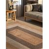 Hanse Home Juno Fusion - Tappeto naturale in iuta, 100% iuta, tessuto a mano, robusto e facile da pulire, moderno, bohémien, per soggiorno, camera da letto, colore oro naturale, 120 x 170 cm