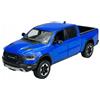 Motormax 2019 RAM Rebel 1500 Crew Cab Pickup Truck Blue Metallic American Classics Series 1/24-1/27 Diecast Model Car by Motormax 79358
