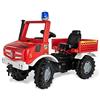 Rolly Toys RollyUnimog 038220 - Pattini per pompieri edizione 2020 (Kinderunimog, veicolo a pedale), con RollyFlashlight, sedile regolabile, pneumatici silenziosi