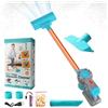 Rdfhrg Aspirapolvere senza fili per bambini, 59 cm, aspirapolvere per bambini con assorbenza, giocattolo con funzione di aspirazione e suono, per bambini a partire da 3 ragazze due anni in su, per