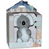 Tikiri 8594207 sonaglio in gomma naturale, in confezione regalo, Koala, sonaglio per bambini, giocattolo da bagno, per neonati e bambini a partire da 0 mesi