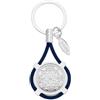 Bagutta Portachiavi Portachiavi con rosa dei venti e cordone blu di 9,5 cm. La referenza è 2096-01 bl