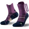 Rahhint 3 Paia Calzini Uomo Running Quarter Coolmax Calze da Compressione Uomo Calze Donna Corsa Trekking