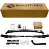 Westfalia Gancio Traino Fisso per Ford Focus Turnier, 04/2011-08/2018, Solo per veicoli senza setup preliminare, Con un kit di cablaggio specifico per veicoli a 13 pin