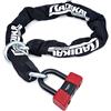 RADIKAL RK48120 Antifurto Moto Sicurezza Premium, Catena Antitaglio Cementata ø13.5 Omologata SRA, Lucchetto Mini U 18mm Doppio Bloccaggio Antiscasso, Catenaccio Garage Ancoraggio Scooter 120cm