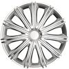 AUTO-STYLE AutoStyle NERO 15 Set Copricerchio Nero 15 Silver, 4 pezzi