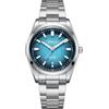 ADDIESDIVE 39 MM Orologio da uomo automatico da 39 mm con quadrante a fessura gradiente 8215 Orologio meccanico per uomo e donna luminoso 100 M impermeabile Orologi da moda eleganti da cerimonia, Blu