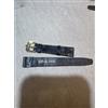 Bulova Cinturino Orologio Originale Bulova Pelle Coccodrillo Nero 16 Mm NOS