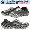 Crocs Echo Clog Metal Sport Atmosphere Mlt 214109-1FS taglia unisex