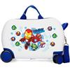 Disney Marvel Joumma Iron Friends Valigia per Bambini Bianco 45x31x20 cm Rigido 1.8 kgs ABS 1.8 kgs 24.6L Bagaglio a Mano