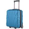 SUITLINE Trolley cabina underseat 45 x 36 x 20 cm ABS rigido 30 L con 2 ruote manico telescopico piccolo bagaglio a mano, ciano