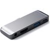 Satechi Hub mobile USB-C per Apple iPad 4 in 1 Adattatore grigio spazio USB-C 4 in 1