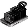 DELOCK USB Ladestation mit 3x USB-C PD + 3x USB-A (112 Watt)