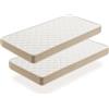Moonia - Materasso YOUTH confezione da 2 pezzi 80X160