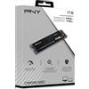 PNY SSD, PNY CS1030 1 TB, M.2 NVMe PCIe Gen3, 2100 MB/s in lettura, 1700 MB/s in scrittura, 2280
