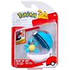 Nintendo Figurina di Squirtle dei Pokémon con Lure Ball Rot Rot Taglia unica