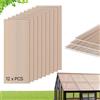 VEVOR Pannelli in Policarbonato per Tetto, 12 Pezzi in Plastica a Doppia Parete, Lastre di Copertura Ondulate Resistenti agli Urti, Impermeabile, per Serra, Gazebo, Pollai e Giardino, 1520x610x6 mm