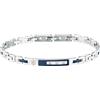 Maserati Bracciale Uomo in Acciaio, Diamanti Naturali, Collezione DIAMONDS, Idee Regalo - JM125ATY22
