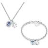 Generico S'agapò Collana e Bracciale Donna Acciaio Angelo SKT03 SKT13