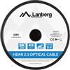 Lanberg Cavo Lanberg CA-HDMI-30FB-0100-BK HDMI-HDMI 10m Nero [CA-HDMI-30FB-0100-BK]