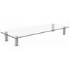 Gembird Supporto monitor Gembird MS-TABLE-GM-01 in vetro Da scrivania max 20kg M 580x210x90mm Nero [MS-TABLE-GM-01]