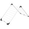 Vileda Acrobath Stendibiancheria da Vasca da Bagno, Stendino in Acciaio, Richiudibile, Compatto, Bianco, 5.5 x 67 x 71 cm