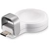 Hama Apple Watch Charger, caricabatterie wireless (certificato MFI, adatto per tutti gli orologi Apple, magnetico, stazione di ricarica USB C, soft touch, ricarica wireless, ricarica intelligente)