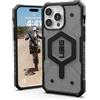 URBAN ARMOR GEAR UAG - Custodia compatibile con iPhone 15 Pro Max da 6,7 pollici, Pathfinder Clear Ash/Black Magnete integrato, compatibile con ricarica MagSafe, custodia protettiva trasparente a