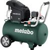 Metabo Mega 700-90 D Compressore (con 3 attacchi universali, protezione da sovraccarico, compressore a pistoni lubrificato a olio a 2 cilindri, accessori da officina) 601524000