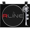 RLINE RLTN22GB GIRADISCHI A TRAZIONE A CINGHIA DOTATO DI BLUETOOTH NERO NUOVO