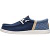 HEYDUDE Wally Funk - Scarpa da viaggio estiva da uomo, leggera, ripiegabile, con lacci elastici, facile da indossare, Blazer Navy/Multicolore, 42 EU