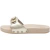 Dr.Scholl's SHOES Scholl Donna Pescura piatto Sandalo, Platinum Gold, 36 EU