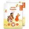by Amazon Ultra Dry Nappies - Taglia 1 (2-5kg) - con Canali - 96 Pannolini (2 Confezioni da 48) (Stesso Prodotto Commercializzato in Precedenza con il Marchio Mama Bear)