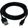 System-S Cavo USB 2.0 per USB-A a USB Mini B 8 Pin, 180 cm