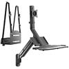 Maclean MC-838e Supporto Staffa da parete per monitor e tastiera e Computer/CPU 17 -32 9 kg