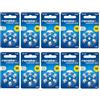 Best Price Square Renata ZA10.DP6, 60 batterie per apparecchi acustici, 10 confezioni da 6 pezzi, colore giallo, 1,45 V